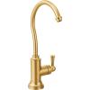 imageMoen Brushed Gold Sip Traditional Cold Water Kitchen Beverage Faucet with Optional Filtration System S5510BG