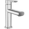 imageMoen Meena Matte Black OneHandle Single Hole Modern Bathroom Sink Faucet with Optional Deckplate and Drain Assembly 84794BLChrome