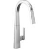 imageMoen Nio Chrome Smart Faucet Touchless PullDown Sprayer Kitchen Faucet with Voice and Motion Control S75005EV2C