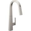 imageMoen Nio Spot Resist Stainless Smart Faucet Touchless PullDown Sprayer Kitchen Faucet with Voice and Motion Control S75005EV2SRS