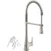 imageMoen S5235EWSRS Sinema Single Handle PreRinse Spring Pulldown Kitchen Faucet Spot Resist Stainless