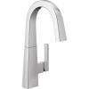 imageMoen S55005BL Nio OneHandle Bar Faucet Includes Secondary Finish Handle Option Matte BlackChrome