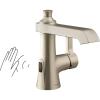 imageMoen S6981EWBN Flara Motionsense Wave Touchless Single Handle Bathroom Sink Faucet Brushed Nickel