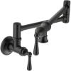 imageMoen Traditional Oil Rubbed Bronze Wall Mount Swing Arm Folding Pot Filler Kitchen Faucet S664ORBMatte Black