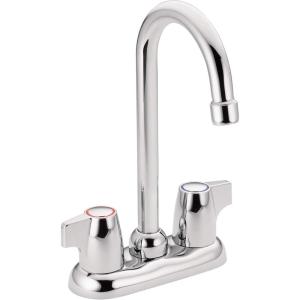 imageMoen 4903 Chateau TwoHandle High Arc Bar Faucet Chrome