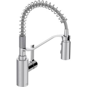 imageMoen 5926 Genta LX OneHandle High Arc Pulldown Kitchen Faucet ChromeChrome