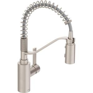 imageMoen 5926 Genta LX OneHandle High Arc Pulldown Kitchen Faucet ChromeSpot Resist Stainless