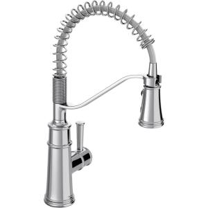 imageMoen 5927ORB Belfield OneHandle High Arc Pulldown Kitchen Faucet Oil Rubbed BronzeChrome