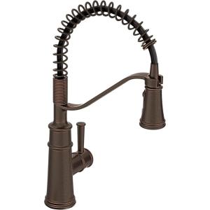 imageMoen 5927ORB Belfield OneHandle High Arc Pulldown Kitchen Faucet Oil Rubbed BronzeOil Rubbed Bronze