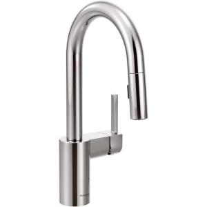 imageMoen 5965 One Handle Pulldown Bar Faucet with Power Clean Featuring Reflex ChromeChrome