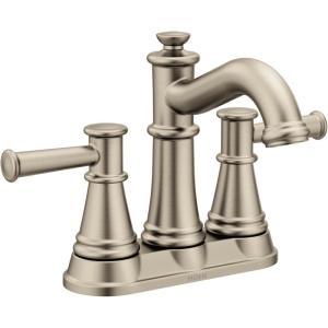 imageMoen 6401BN Belfield TwoHandle Centerset Bathroom Faucet Brushed Nickel