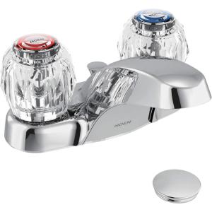 imageMoen 64920 TwoHandle Bathroom Faucet Chrome