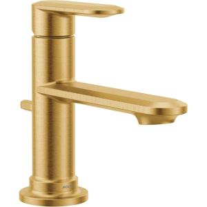 imageMoen 6504BG Greenfield Single Handle Bathroom Sink Faucet Brushed Gold