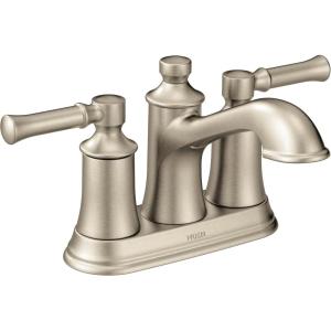 imageMoen 6802BN Dartmoor twohandle low arc bathroom faucet Brushed Nickel 1Brushed Nickel