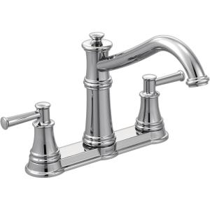 imageMoen 7250ORB Belfield Traditional Two Handle High Arc Kitchen Faucet Oil Rubbed BronzeChrome
