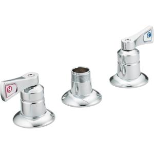 imageMoen 8226 Commercial MDura Widespread Kitchen Faucet without Spout Chrome