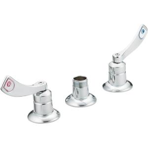 imageMoen 8229 Commercial MDura Widespread Kitchen Faucet without Spout Chrome