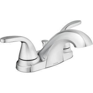 imageMoen 84603 Adler Chrome Two Handle Bathroom Faucet 4 in Centerset 2