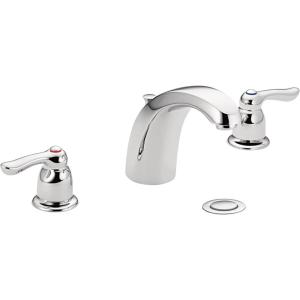 imageMoen Chateau Chrome TwoHandle Low Arc Centerset Bathroom Faucet 4945