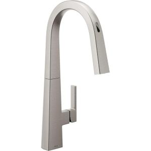 imageMoen Nio Spot Resist Stainless Smart Faucet Touchless PullDown Sprayer Kitchen Faucet with Voice and Motion Control S75005EV2SRS