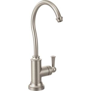 imageMoen Spot Resist Stainless Sip Traditional Cold Water Kitchen Beverage Faucet with Optional Filtration System S5510SRS