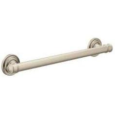 imageMoen YG6418ORB Bathroom Safety 18Inch Stainless Steel Traditional Bathroom Grab Bar OilRubbed BronzeBrushed Nickel