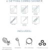 imageMoen 26008SRN Attract Magnetix SixFunction Handheld Showerhead with Magnetic Docking System Spot Resist Brushed NickelSpot Resist Brushed Nickel