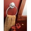imageMoen 5386CH Yorkshire Wall Mounted Bathroom Hand Towel Holder Ring Small Chrome1 Count Pack of 2