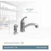 imageMoen 7437 Chateau OneHandle Low Arc Kitchen Faucet ChromeValue not found