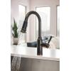 imageMoen 87731BRB Glenshire OneHandle High Arc Pulldown Kitchen Faucet Mediterranean BronzeMediterranean Bronze