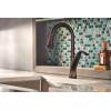 imageMoen 9124ORB Notch OneHandle Pulldown Kitchen Faucet Featuring Power Boost and Reflex Oil Rubbed BronzeOil Rubbed Bronze