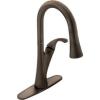 imageMoen 9124ORB Notch OneHandle Pulldown Kitchen Faucet Featuring Power Boost and Reflex Oil Rubbed BronzeSpot Resist Stainless