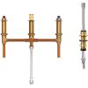 imageMoen 9796 Roman Tub with Hand Shower Diverter Installs on 10Inch Centers 12Inch CC Connection