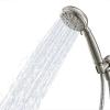 imageMoen Banbury Chrome 5Spray Hand Shower with Hose and Bracket 4Inch Diameter 23046Spot Resist Brushed Nickel