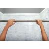 imageMoen Brushed Nickel 5Foot Adjustable Tension Single Curved Shower Curtain Rod for Bathroom Shower CSR2172BNBrushed Nickel