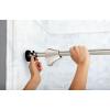 imageMoen Brushed Nickel 5Foot Adjustable Tension Single Curved Shower Curtain Rod for Bathroom Shower CSR2172BNBrushed Nickel