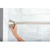 imageMoen Brushed Nickel 5Foot Adjustable Tension Single Curved Shower Curtain Rod for Bathroom Shower CSR2172BNBrushed Nickel