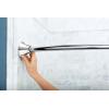 imageMoen Brushed Nickel 5Foot Adjustable Tension Single Curved Shower Curtain Rod for Bathroom Shower CSR2172BNChrome