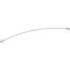 imageMoen Brushed Nickel 5Foot Adjustable Tension Single Curved Shower Curtain Rod for Bathroom Shower CSR2172BNChrome