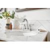 imageMoen Ellicott Chrome TwoHandle Centerset Bathroom Faucet with Drain Assembly 84092