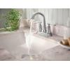 imageMoen Ellicott Chrome TwoHandle Centerset Bathroom Faucet with Drain Assembly 84092