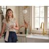 imageMoen FC331910 ApronFront Fireclay Single Bowl Undermount Kitchen Sink 33quot White