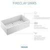 imageMoen FC331910 ApronFront Fireclay Single Bowl Undermount Kitchen Sink 33quot White