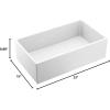 imageMoen FC331910 ApronFront Fireclay Single Bowl Undermount Kitchen Sink 33quot White