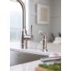 imageMoen G18121 Prep 18Gauge Steel Undermount Farmhouse Apron Front Single Bowl Kitchen Sink 30Inch x 21Inch Stainless Steel