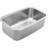 imageMoen GS18165B 18000 Series 30inch 18 Gauge Undermount Single Bowl Stainless Steel Kitchen Sink 9inch DepthSatin Stainless