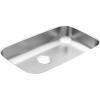 imageMoen GS18165B 18000 Series 30inch 18 Gauge Undermount Single Bowl Stainless Steel Kitchen Sink 9inch DepthSatin Stainless