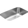 imageMoen GS18165B 18000 Series 30inch 18 Gauge Undermount Single Bowl Stainless Steel Kitchen Sink 9inch DepthSatin Stainless