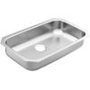 imageMoen GS18165B 18000 Series 30inch 18 Gauge Undermount Single Bowl Stainless Steel Kitchen Sink 9inch DepthSatin Stainless