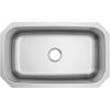 imageMoen GS18165B 18000 Series 30inch 18 Gauge Undermount Single Bowl Stainless Steel Kitchen Sink 9inch DepthSatin Stainless